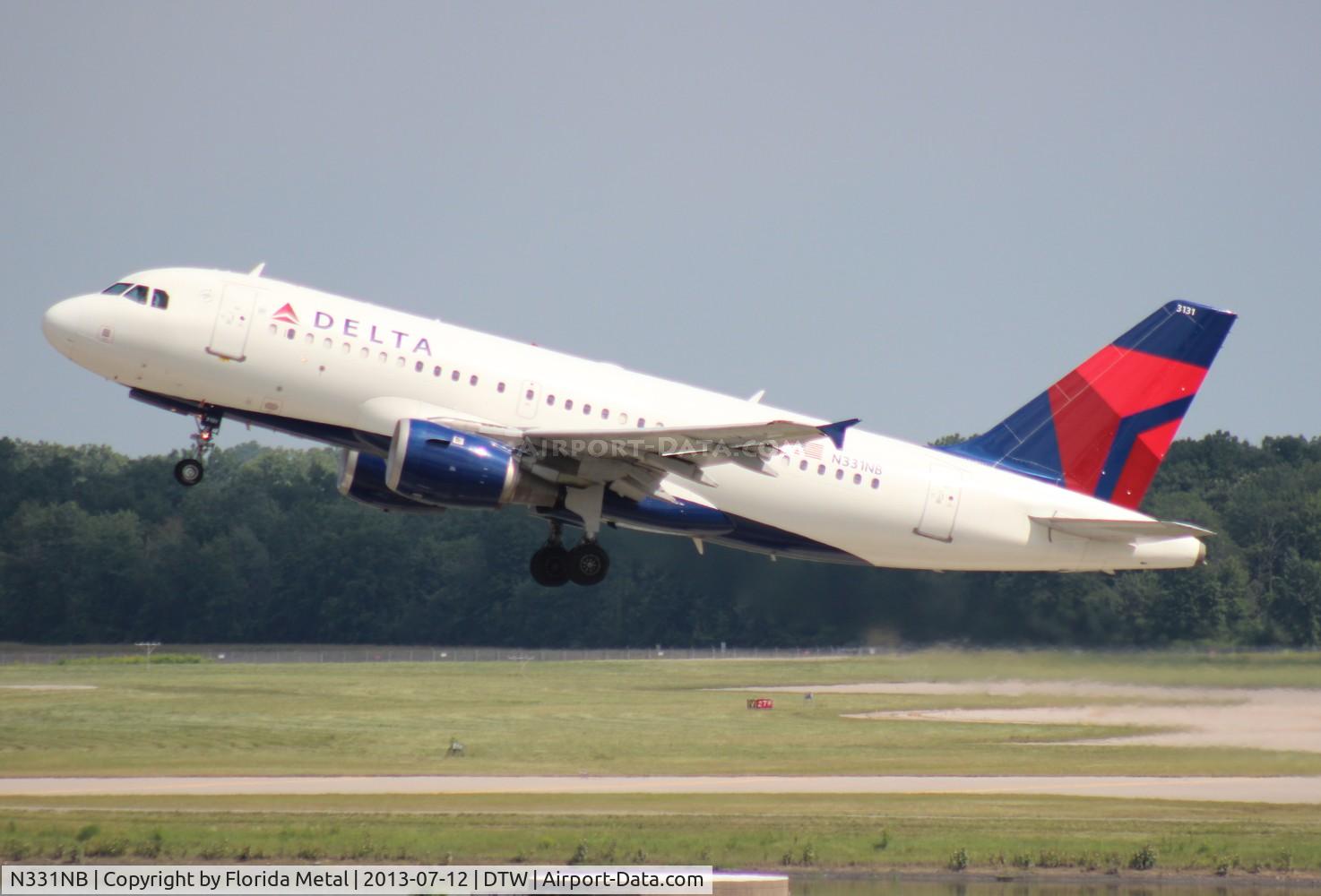 N331NB, 2001 Airbus A319-114 C/N 1567, Delta A319