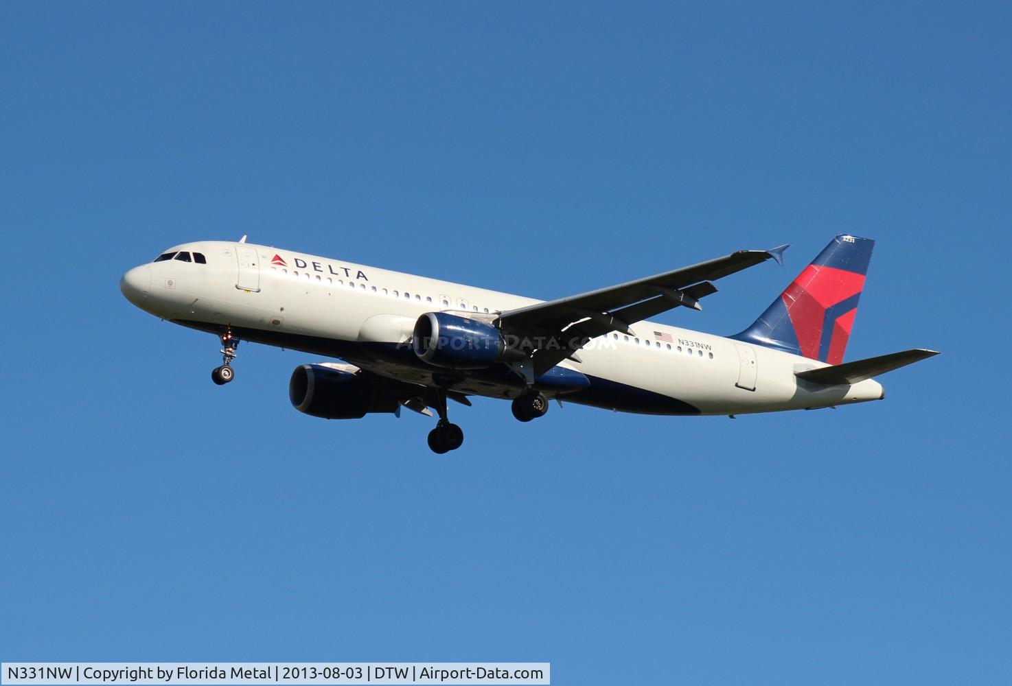 N331NW, 1992 Airbus A320-211 C/N 318, Delta A320