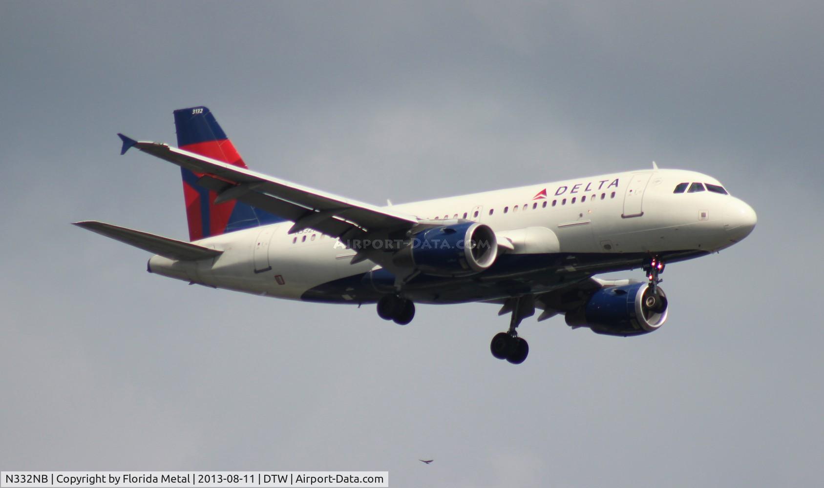 N332NB, 2001 Airbus A319-114 C/N 1570, Delta A319