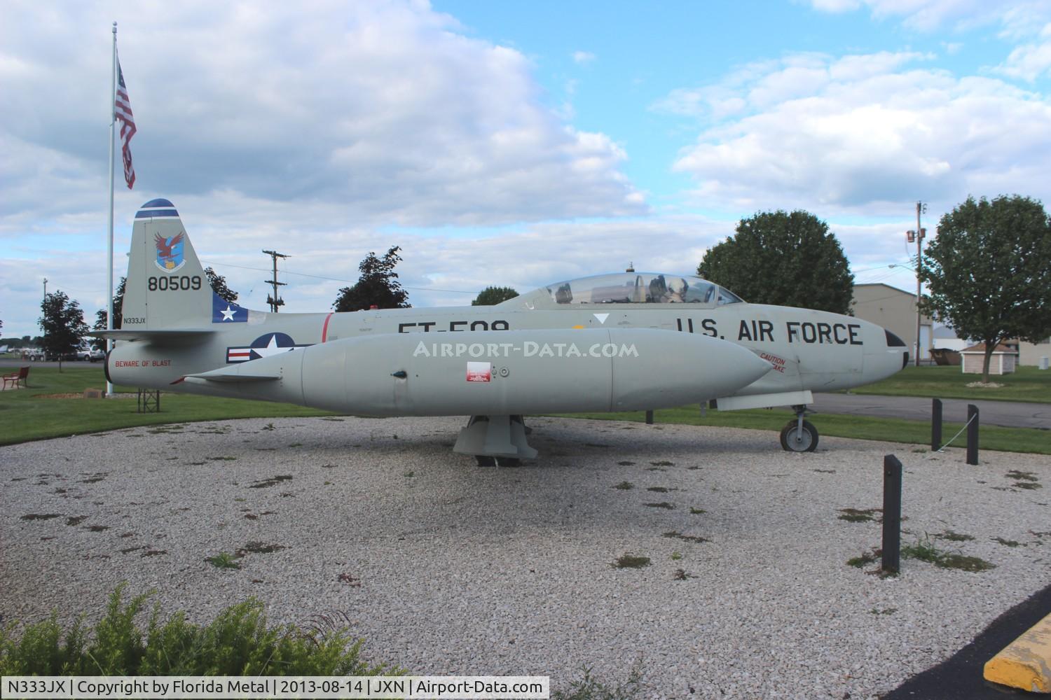 N333JX, 1958 Lockheed T-33A Shooting Star C/N 58-509, T-33 Shooting Star