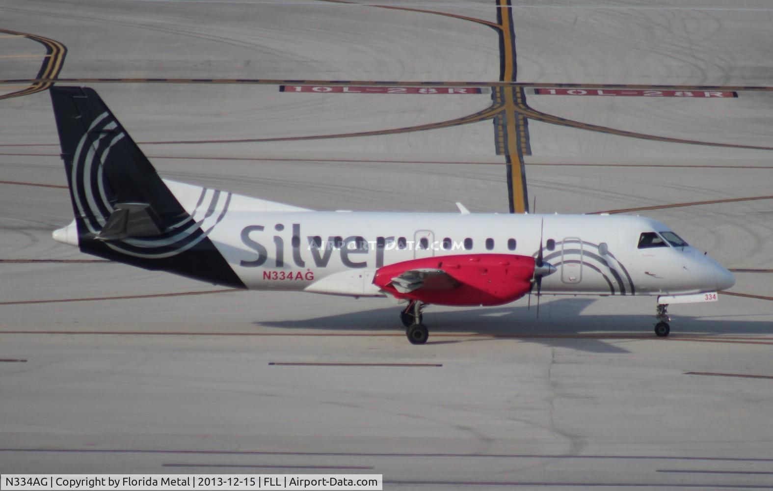N334AG, 1998 Saab 340B C/N 340B-434, Silver Airways Saab 340B