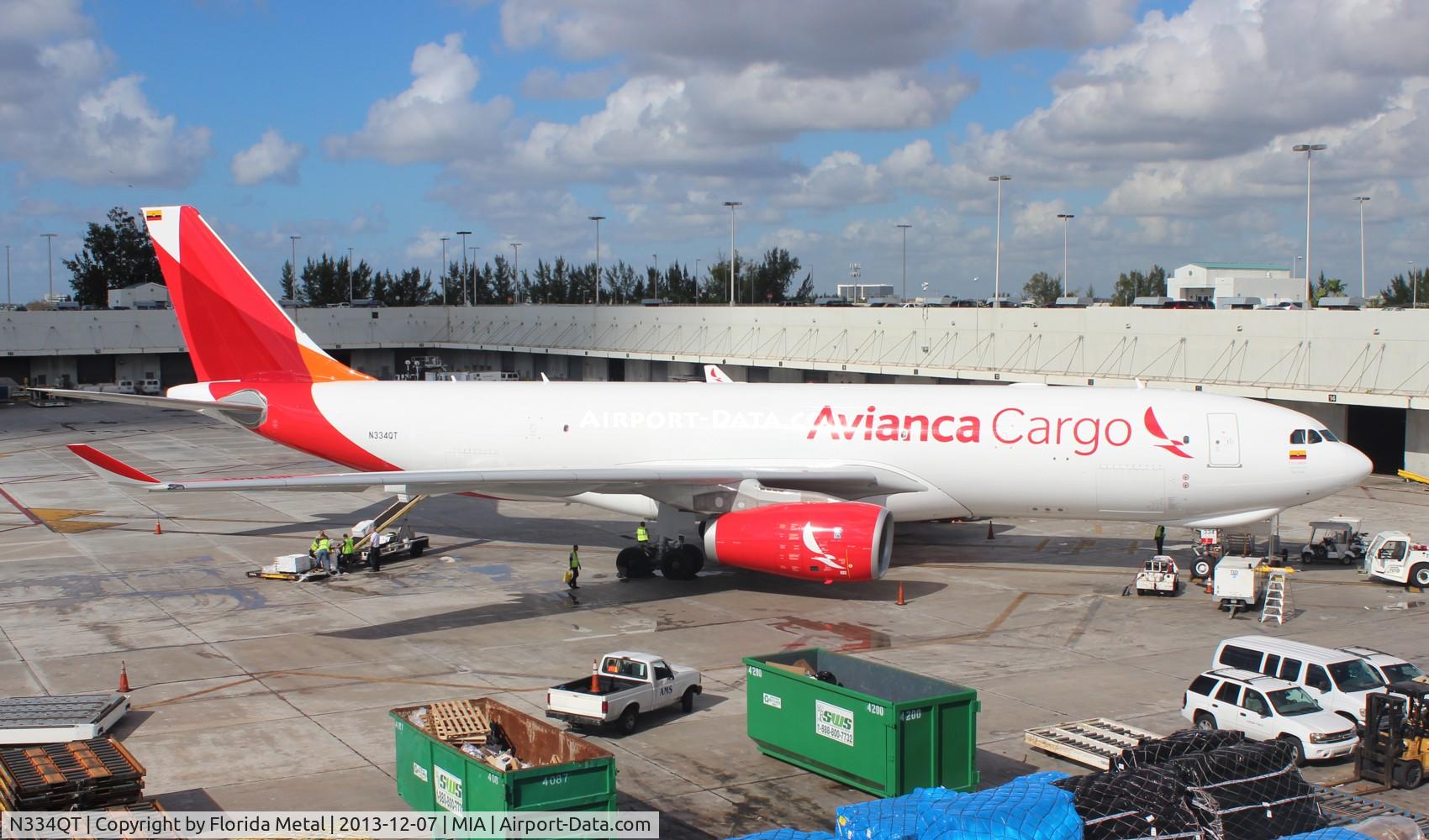 N334QT, 2013 Airbus A330-243F C/N 1448, Avianca Cargo A330-200F