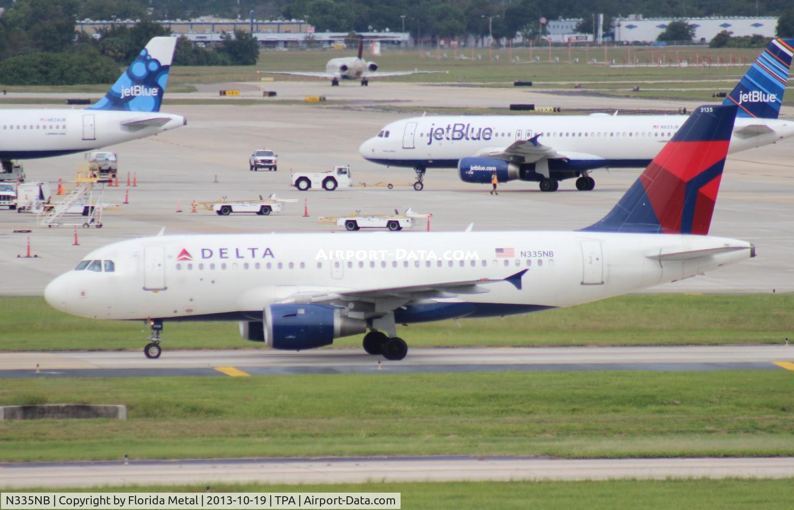 N335NB, 2002 Airbus A319-114 C/N 1662, Delta A319