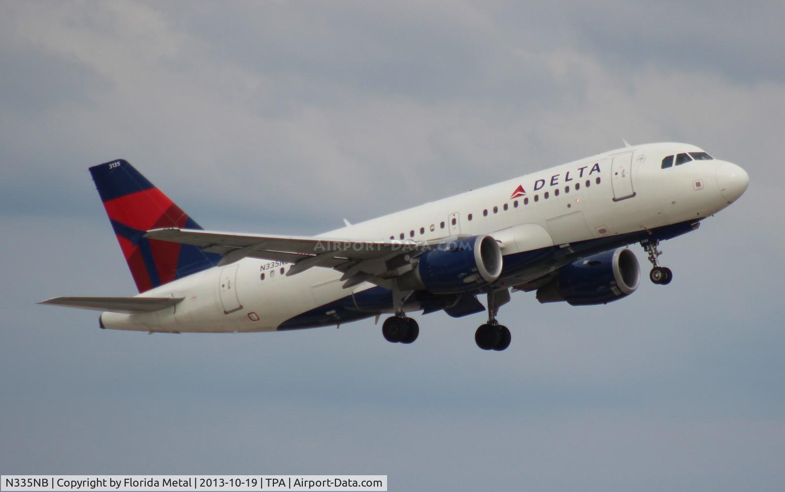 N335NB, 2002 Airbus A319-114 C/N 1662, Delta A319