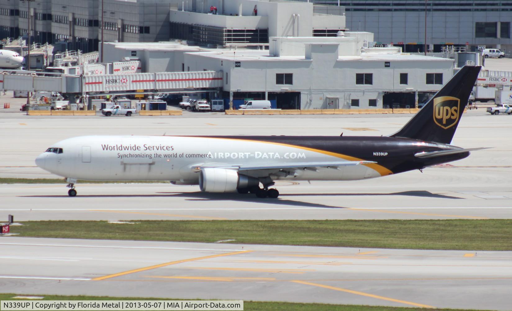 N339UP, 2010 Boeing 767-34A(ER)/F C/N 37859, UPS 767-300