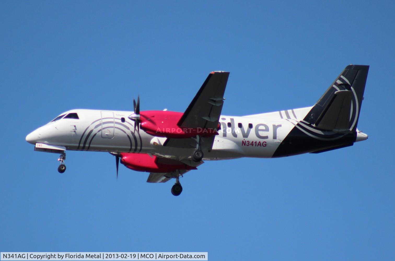 N341AG, 1998 Saab 340B C/N 340B-437, Silver Airways Saab 340B