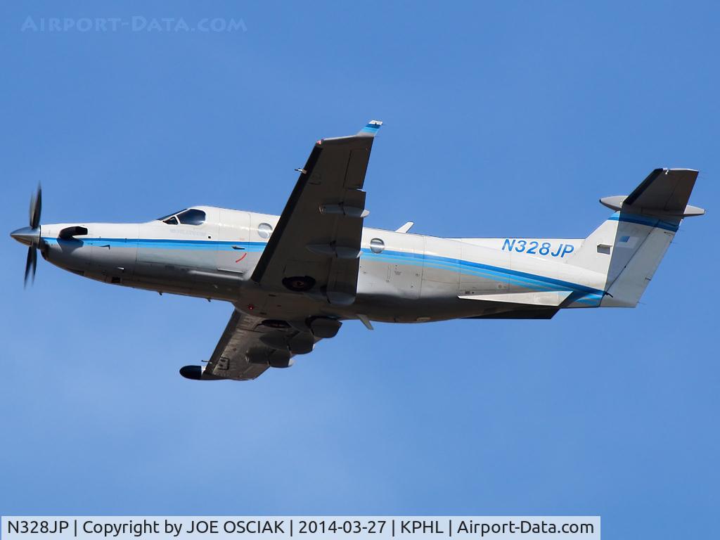 N328JP, 2000 Pilatus PC-12/45 C/N 328, Leaving Philly