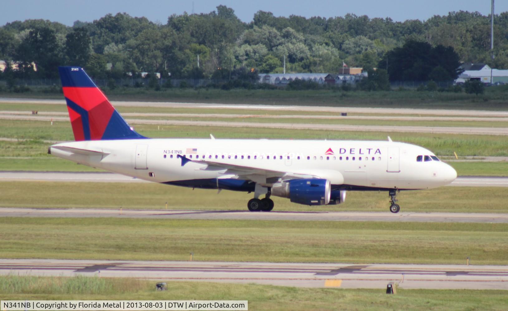 N341NB, 2002 Airbus A319-114 C/N 1738, Delta A319