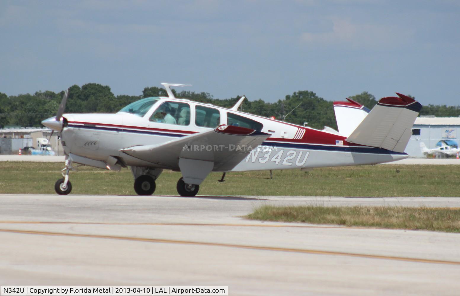 N342U, 1971 Beech V35B Bonanza C/N D-9251, Beech V35B