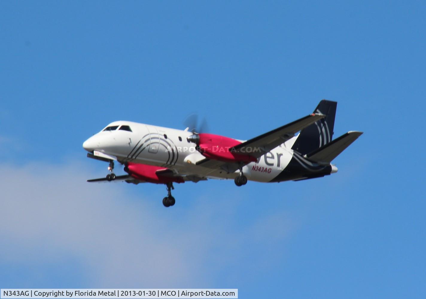 N343AG, 1998 Saab 340B C/N 340B-443, Silver Airways Saab 340