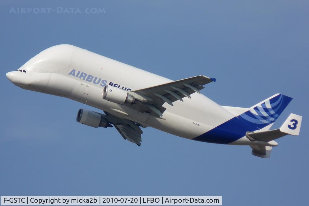 F-GSTC, 1997 Airbus A300B4-608ST Super Transporter C/N 765, Take off