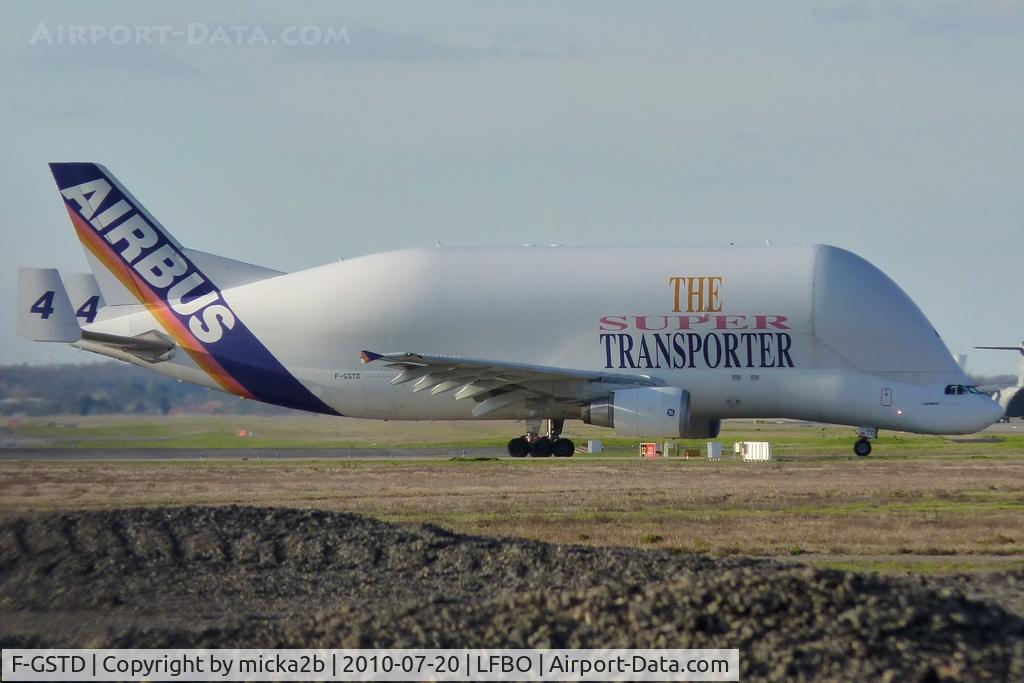 F-GSTD, 1998 Airbus A300B4-608ST Beluga C/N 776, Taxiing