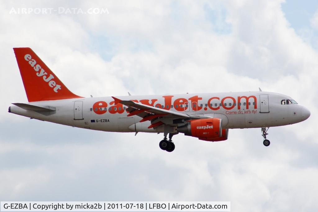 G-EZBA, 2006 Airbus A319-111 C/N 2860, Landing