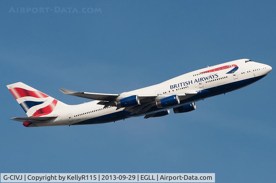 G-CIVJ, 1997 Boeing 747-436 C/N 25817, London Heathrow - British Airways