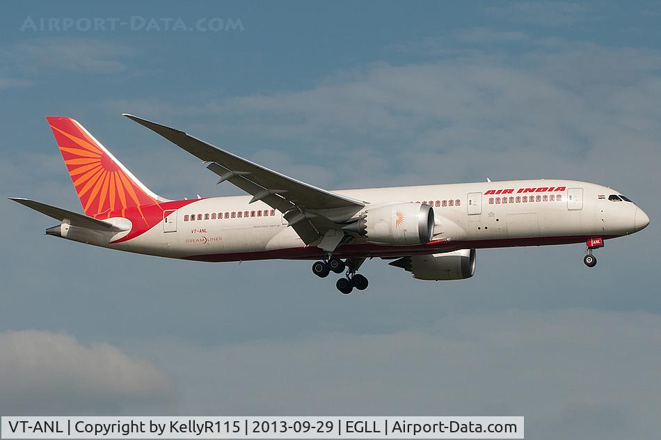 VT-ANL, 2012 Boeing 787-8 Dreamliner C/N 36283, London Heathrow - Air India