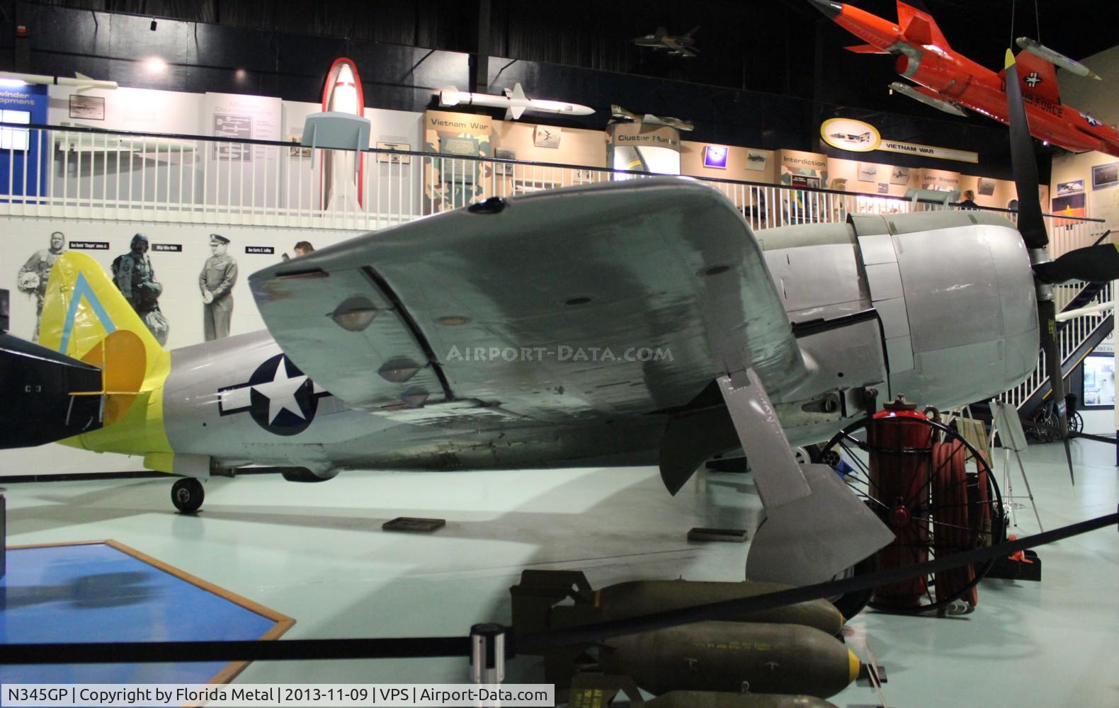 N345GP, Republic P-47N Thunderbolt C/N 539C/1537, P-47 Thunderbolt at USAF Armament Museum