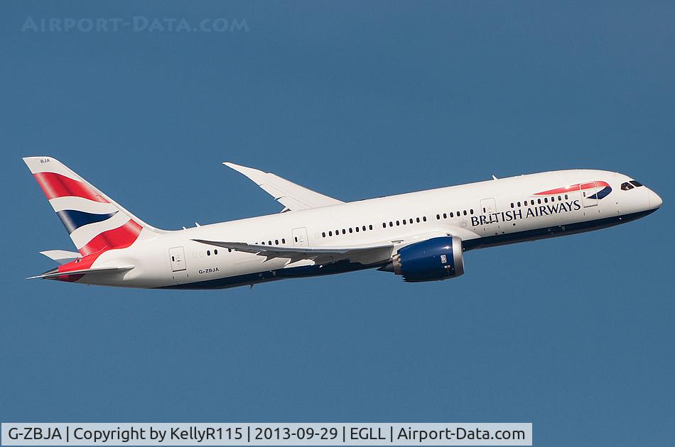 G-ZBJA, 2013 Boeing 787-8 Dreamliner C/N 38609, London Heathrow - British Airways
