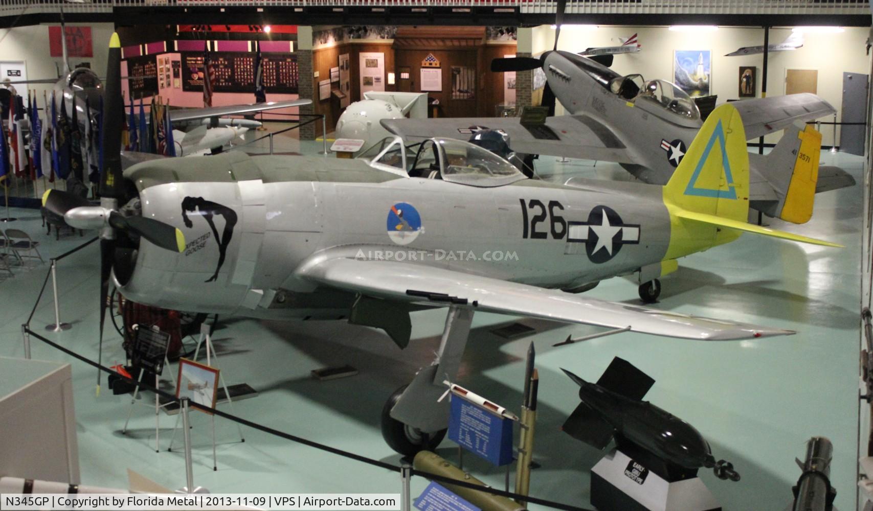 N345GP, Republic P-47N Thunderbolt C/N 539C/1537, P-47N at USAF Armament Museum