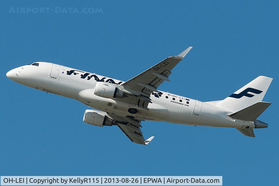 OH-LEI, 2006 Embraer 170LR (ERJ-170-100LR) C/N 17000120, Warsaw Okecie - Finnair