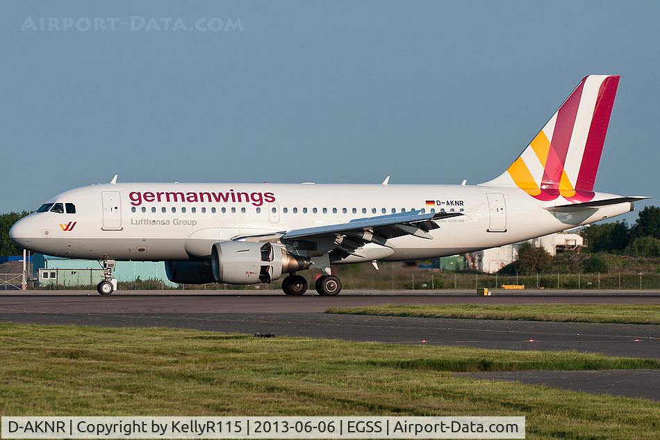 D-AKNR, 2000 Airbus A319-112 C/N 1209, London Stansted - Germanwings