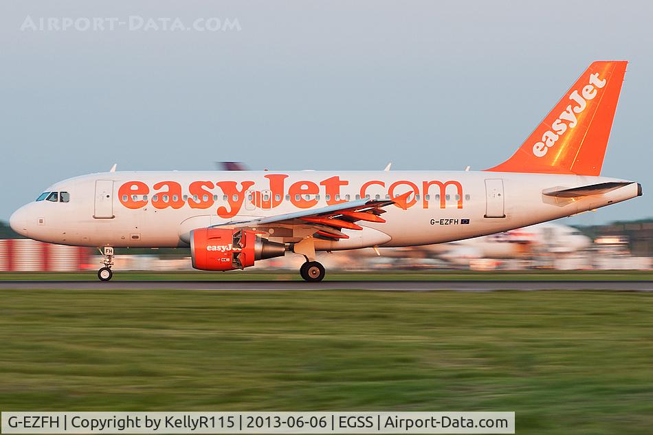 G-EZFH, 2009 Airbus A319-111 C/N 3854, London Stansted - easyJet