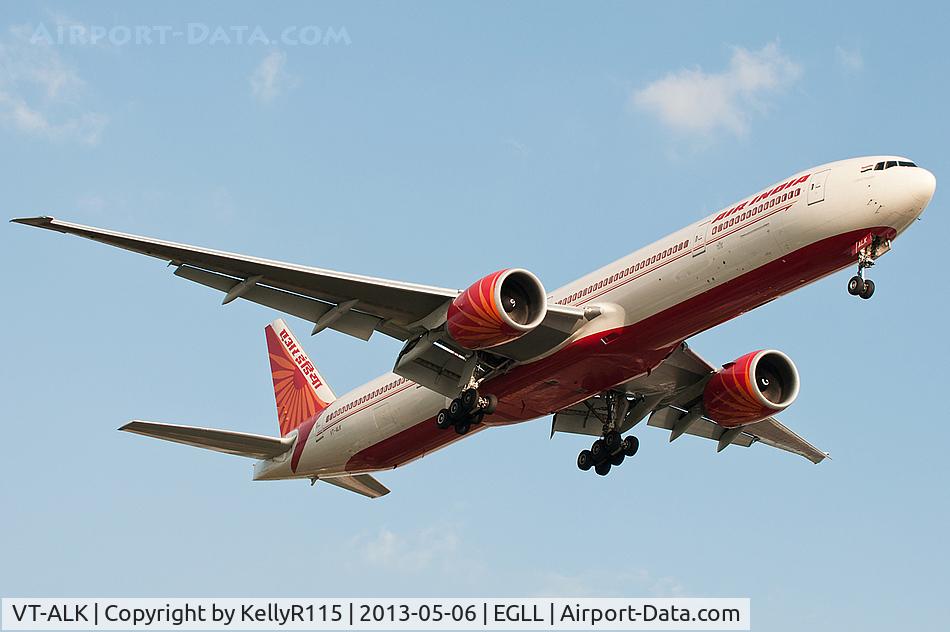 VT-ALK, 2007 Boeing 777-337/ER C/N 36309, London Heathrow - Air India