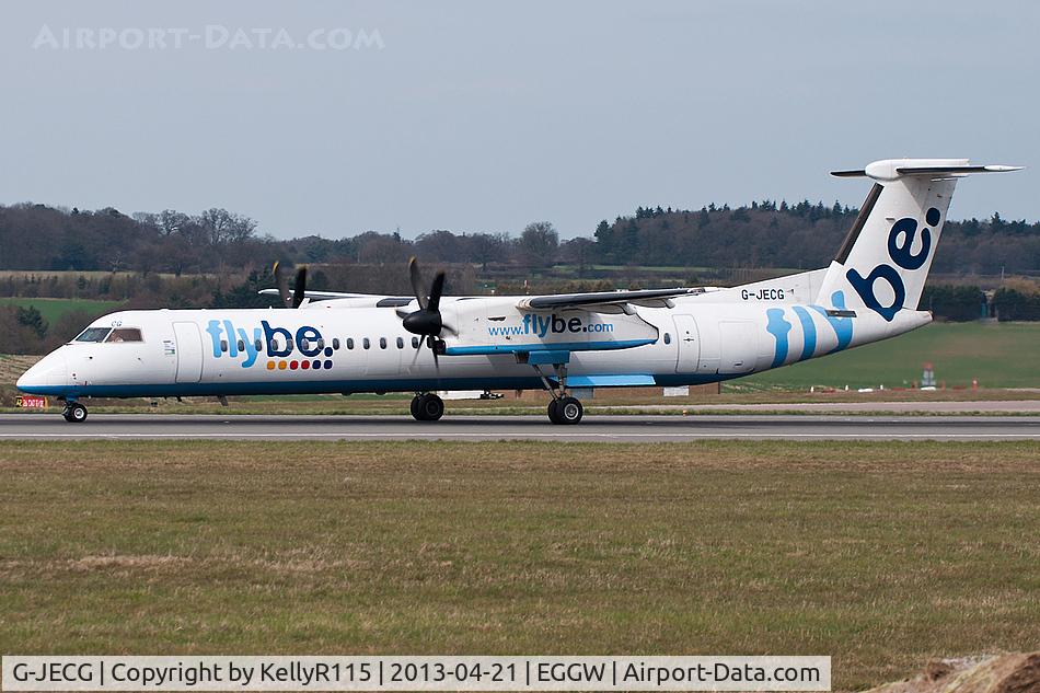 G-JECG, 2004 De Havilland Canada DHC-8-402Q Dash 8 C/N 4098, London Luton - FlyBe