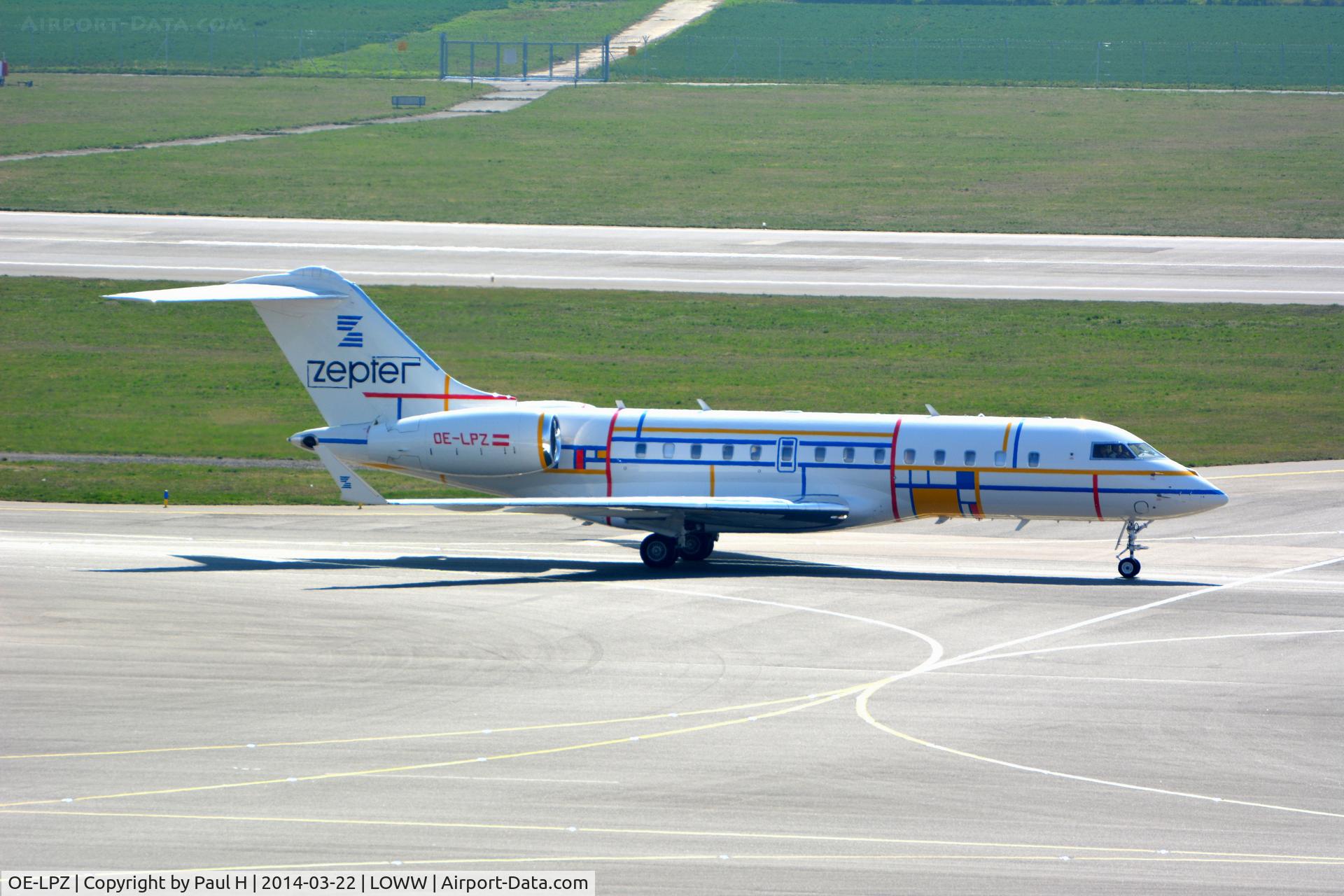 OE-LPZ, 2013 Bombardier BD-700-1A11 Global 5000 C/N 9495, Global 5000 at VIE