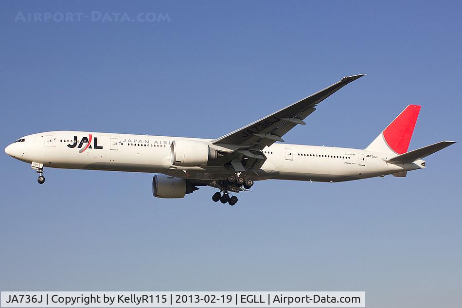JA736J, 2006 Boeing 777-346/ER C/N 32435, London Heathrow - JAL Japan Airlines