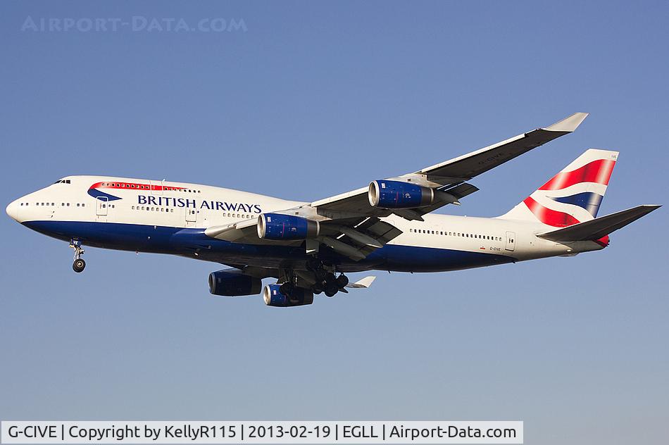 G-CIVE, 1994 Boeing 747-436 C/N 27350, London Heathrow - British Airways