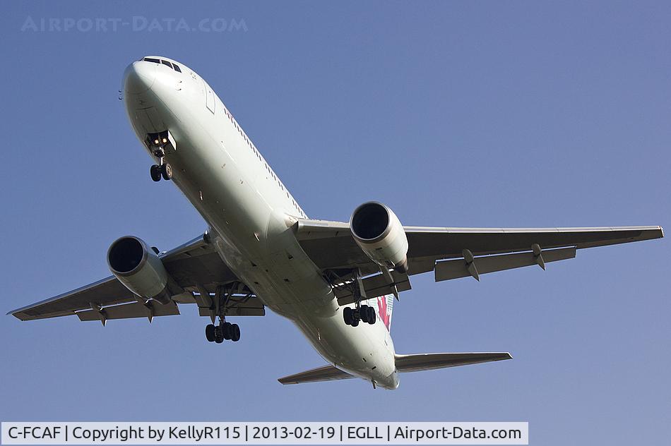 C-FCAF, 1988 Boeing 767-375 C/N 24084, London Heathrow - Air Canada