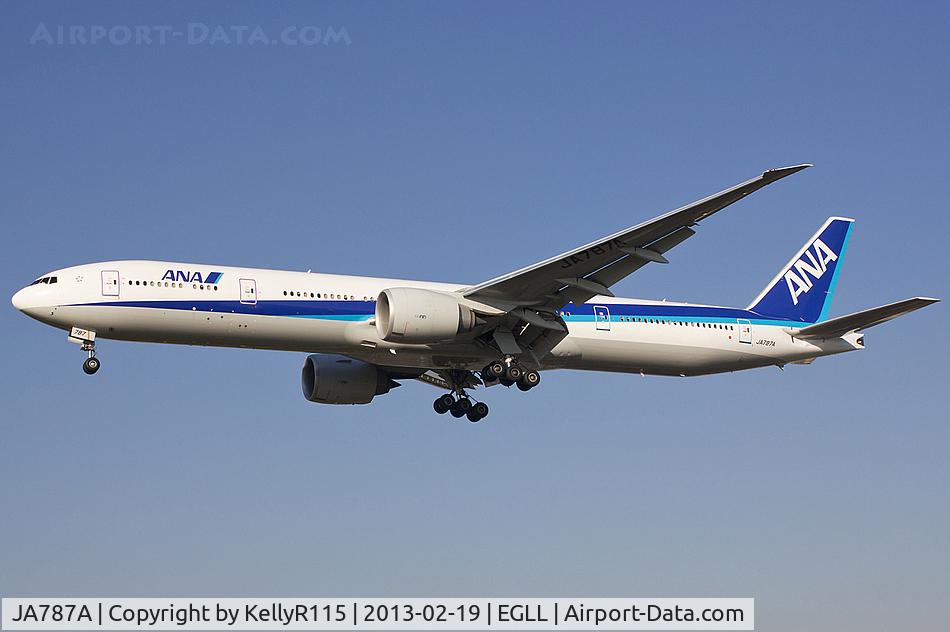 JA787A, 2010 Boeing 777-381/ER C/N 37949, London Heathrow - All Nippon Airways