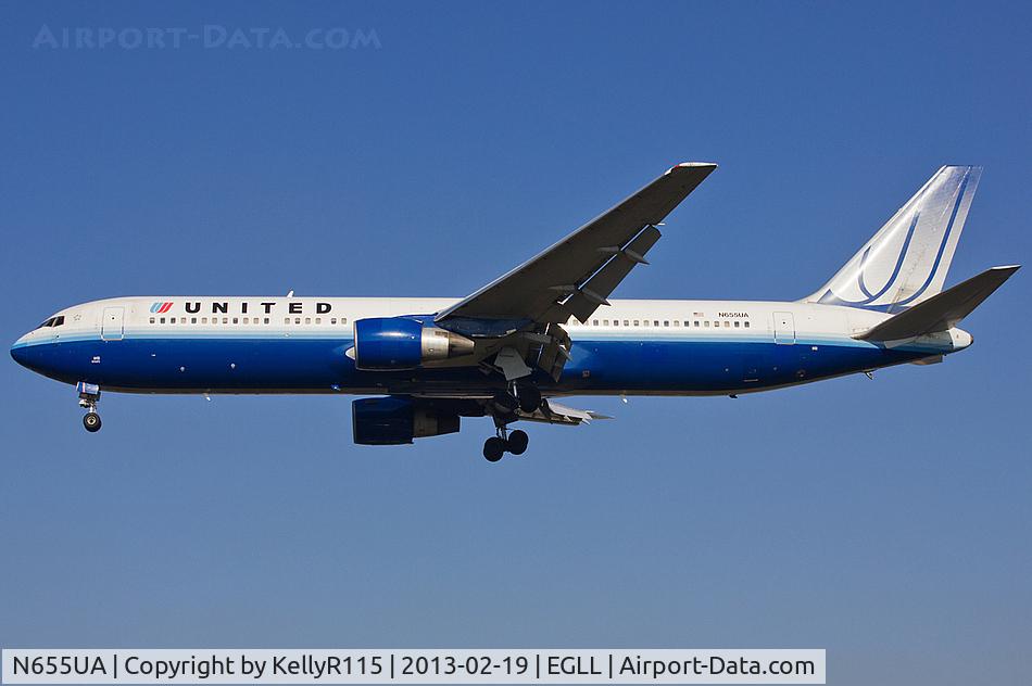 N655UA, 1992 Boeing 767-322/ER C/N 25393, London Heathrow - United Airlines