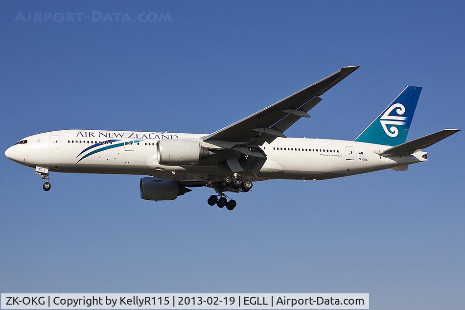 ZK-OKG, 2006 Boeing 777-219 C/N 29403, London Heathrow - Air New Zealand