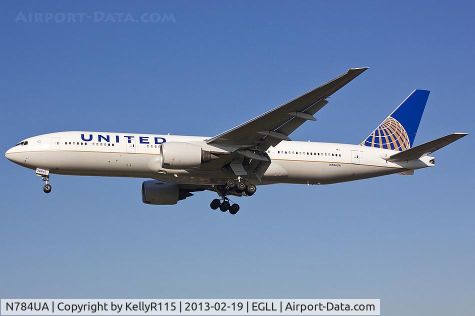 N784UA, 1997 Boeing 777-222/ER C/N 26951, London Heathrow - United Airlines