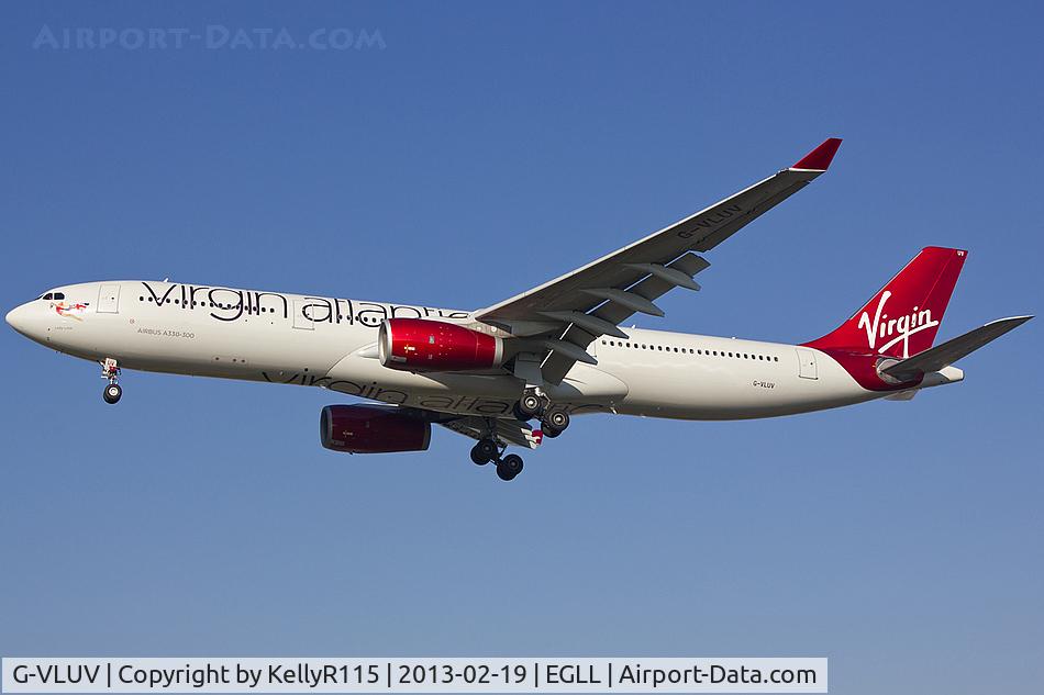 G-VLUV, 2010 Airbus A330-343X C/N 1206, London Heathrow - Virgin Atlantic Airways