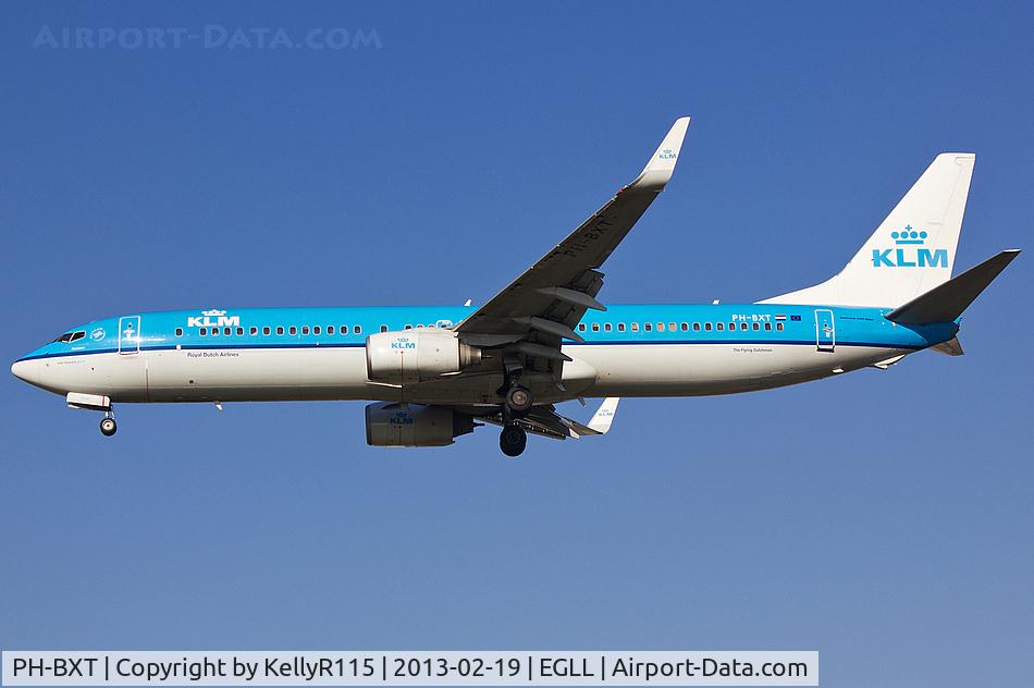 PH-BXT, 2004 Boeing 737-9K2 C/N 32944, London Heathrow - KLM