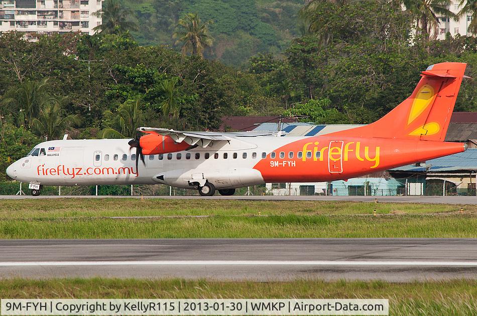9M-FYH, 2010 ATR 72-212A C/N 934, Penang International - FireFly