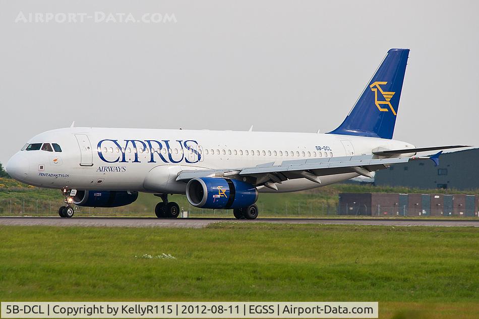 5B-DCL, 2004 Airbus A320-232 C/N 2334, London Stansted - Cyprus Airways