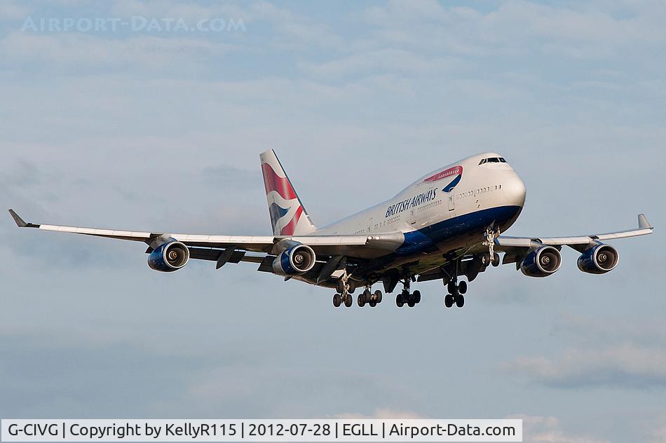 G-CIVG, 1995 Boeing 747-436 C/N 25813, London Heathrow - British Airways