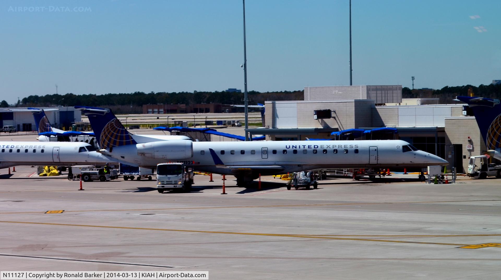N11127, 2003 Embraer ERJ-145XR (EMB-145XR) C/N 145697, Gate 23 Houston