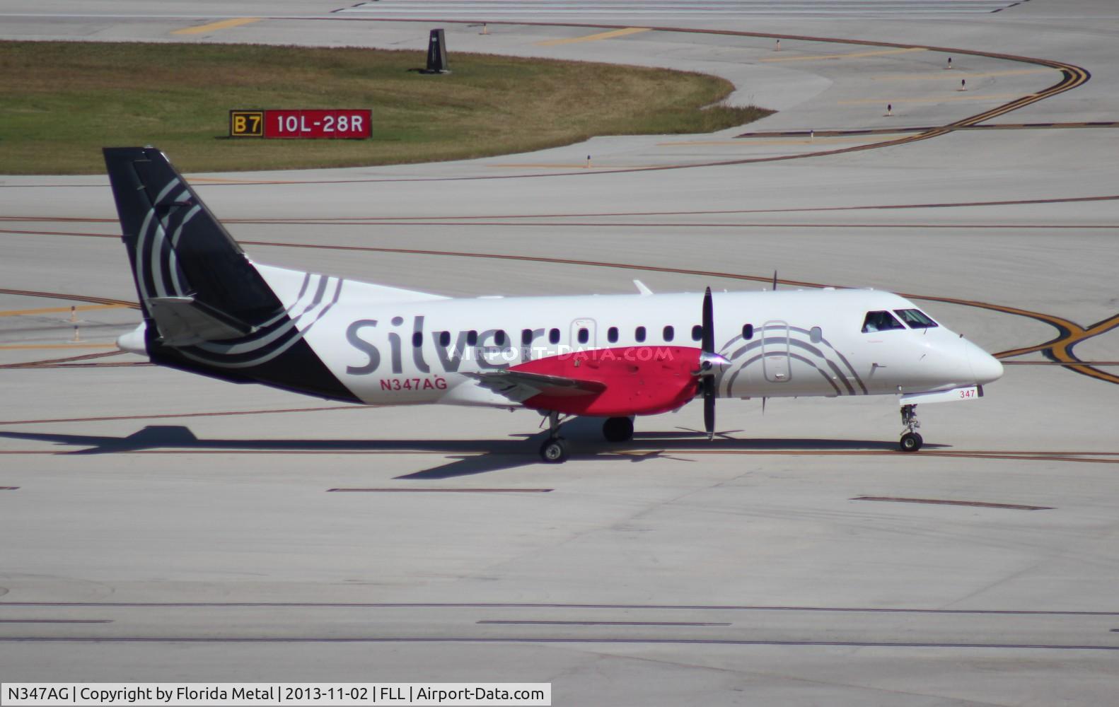 N347AG, 1998 Saab 340B C/N 340B-447, Silver Airways Saab 340B