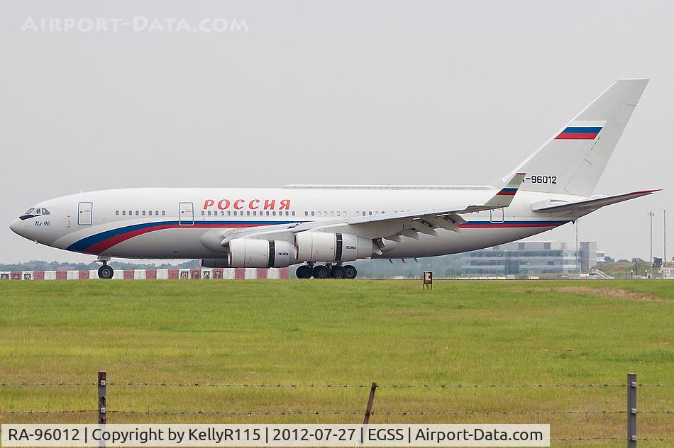 RA-96012, 1994 Ilyushin Il-96-300 C/N 74393201009, London Stansted - Rossiya