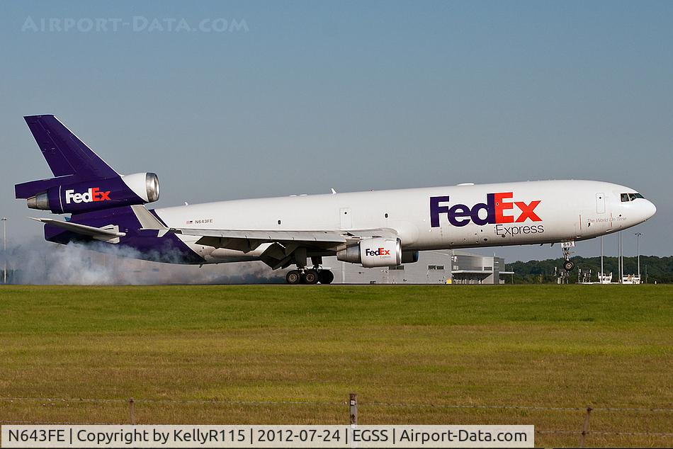 N643FE, McDonnell Douglas MD-11F C/N 48486, London Stansted - FedEx