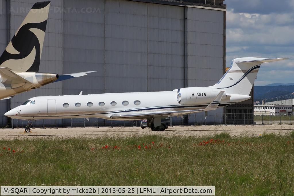 M-SQAR, 2007 Gulfstream Aerospace GV-SP (G550) C/N 5179, Parked