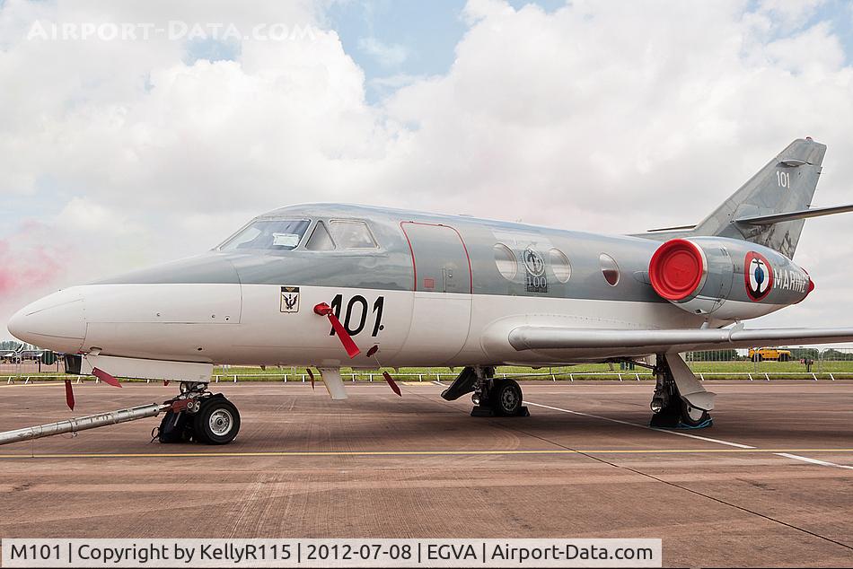 M101, 1977 Dassault Falcon 10MER C/N 101, Fairford - French Navy (Marine Nationale)