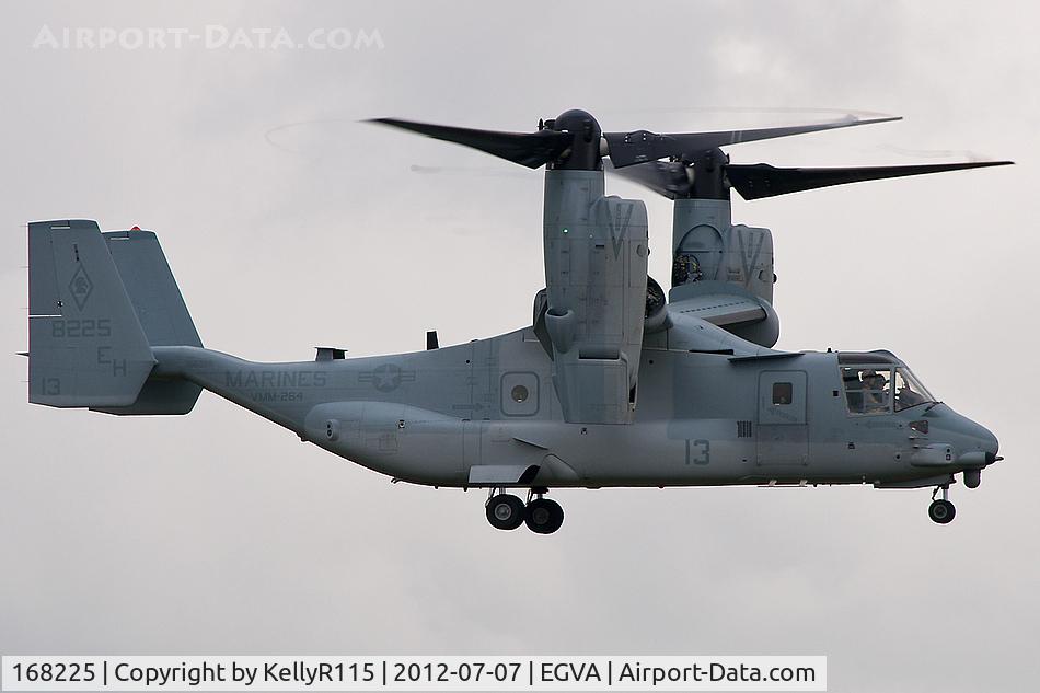 168225, 2012 Bell-Boeing MV-22B Osprey C/N D0175, Fairford - US Marines