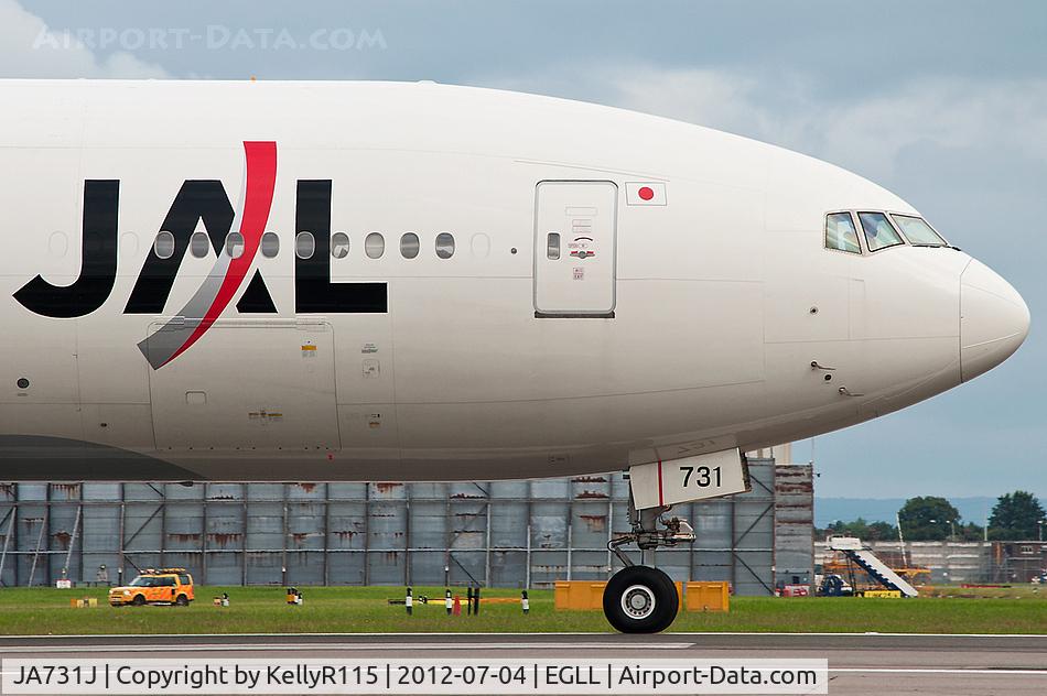 JA731J, 2003 Boeing 777-346/ER C/N 32431, London Heathrow - JAL