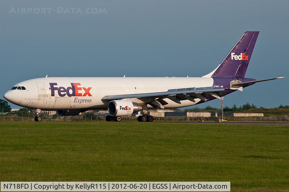 N718FD, 1987 Airbus A300B4-622 C/N 365, London Stansted - FedEx