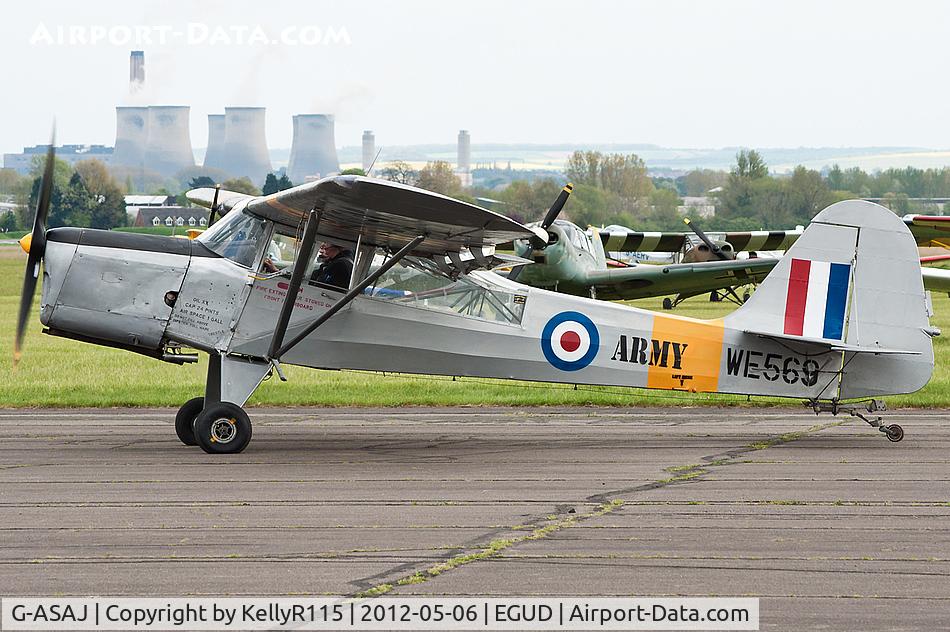 G-ASAJ, 1962 Beagle A-61 Terrier 2 C/N B.605, Abington